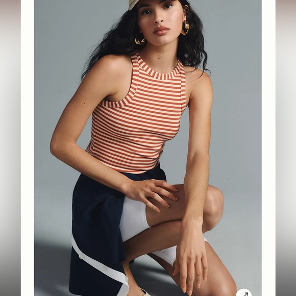 NEW‼️Maeve by Anthropologie Ribbed Tank -Ceder MEDIUM - Picture 8 of 8